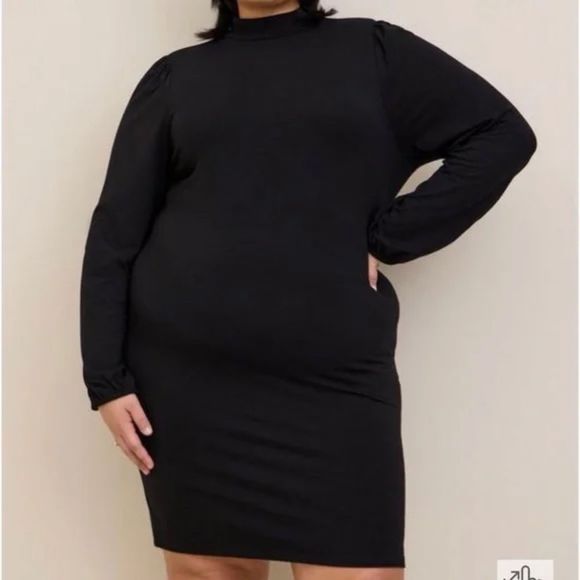 torrid Dresses & Skirts - Torrid Blouson Sleeve Bodycon Dress Size 2X